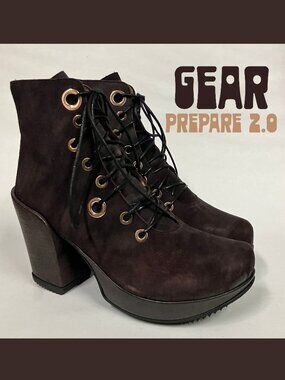 *BRAND NEW!* Fluevog 2016 Prepare 2.0 GEAR Booties, Cosmic, Size 9 (runs small)!